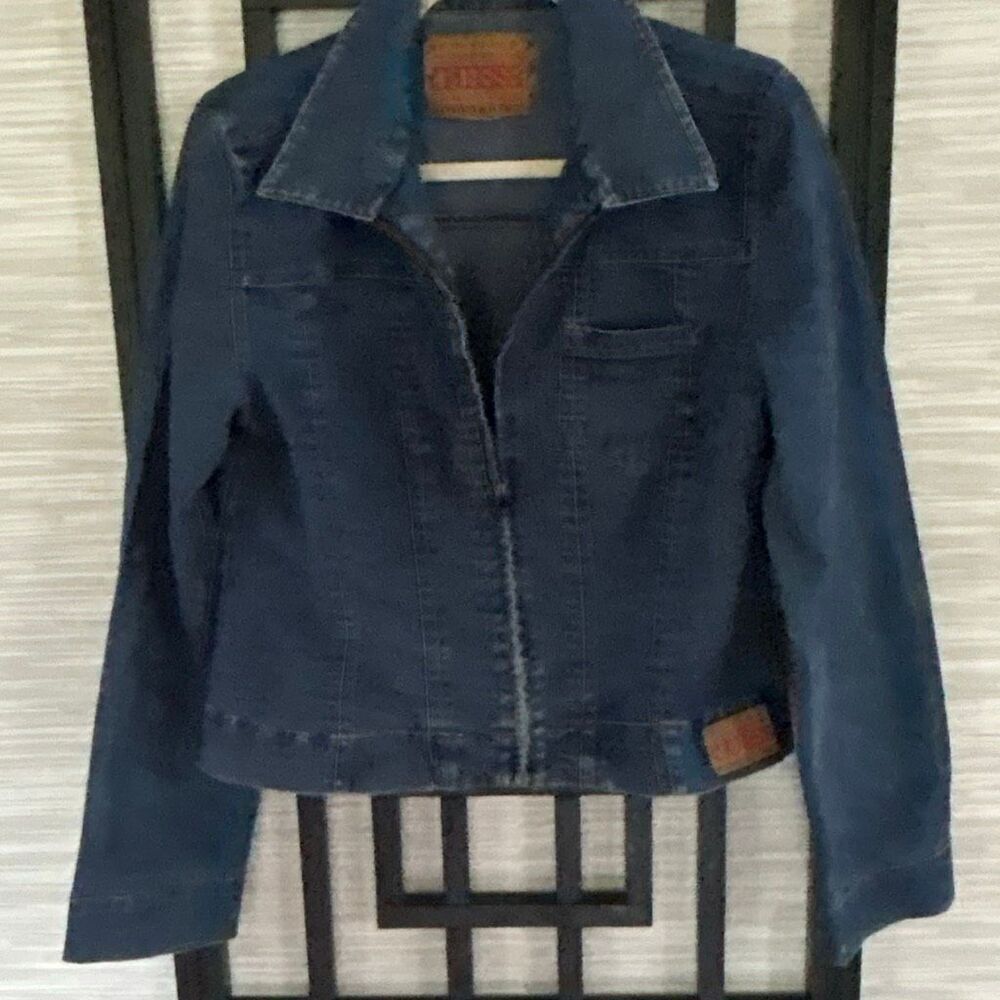 Vintage GUESS r90s jean jacket M Y2K